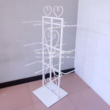 服装店挂衣服文胸内衣内裤展示架落地式陈列柜心形旋转中岛货架子