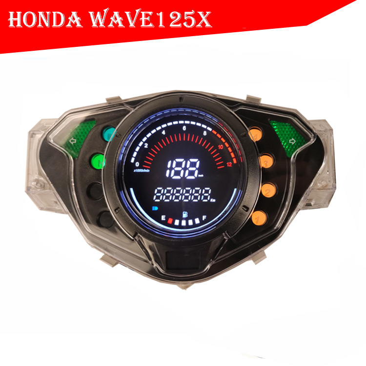 Suitable for Wh100-2/2A Fengchi Wave125X Digital Instrument Assembly Modified with Speed Virtual Pointer