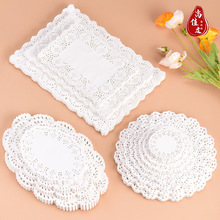 加厚花边镂空圆形烘焙纸油炸食物蛋糕披萨点心垫纸厨房花边吸油纸