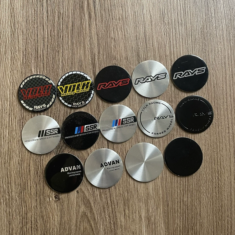 Центр крышки эпицентра деятельности 50mm обозначая RAYS SSR ADVAN черно-белый логотип картины высокой крышки алюминиевый