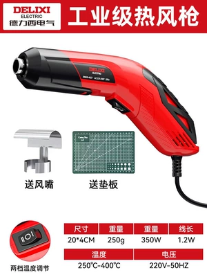 Sheet Metal Spray Repair | small drying gun, heat shrink film - dual-speed-adjustable-industrial-hot-air-gun-comes-with-nozzle-pad