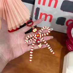 「開心平果」原創手作包掛手機鏈相機鏈掛件紅色甜酷少女