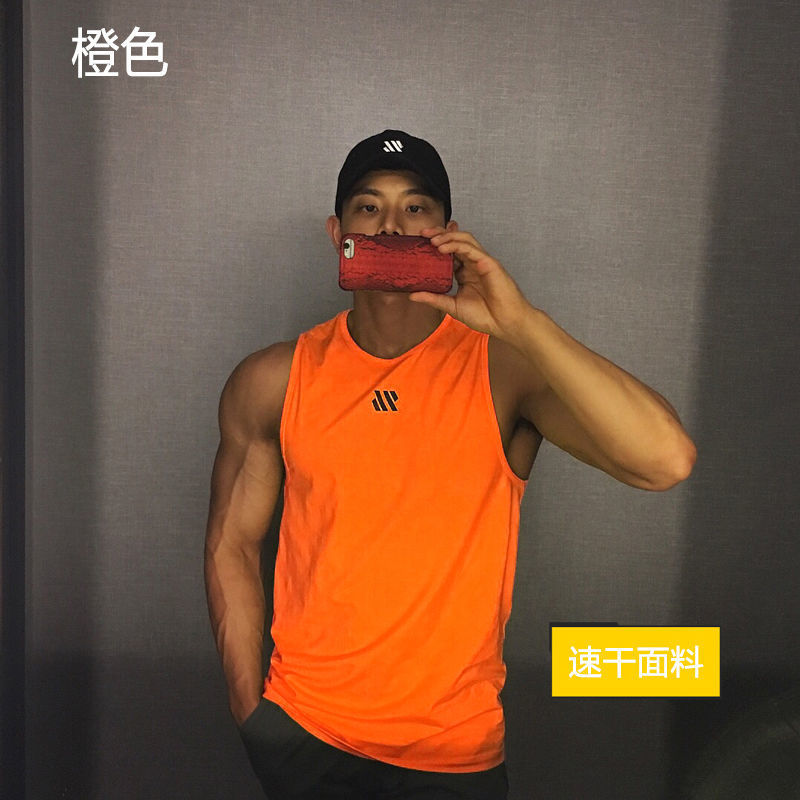 Socios de verano sin mangas chaleco de secado rápido hombre entrenamiento transpirable mostrando camisetas deportivas musculares comercio exterior al por mayor