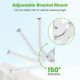 Amazon hot sale monitoring bracket for wall mount/hole pole antenna wireless bridge AP access point CPE bracket