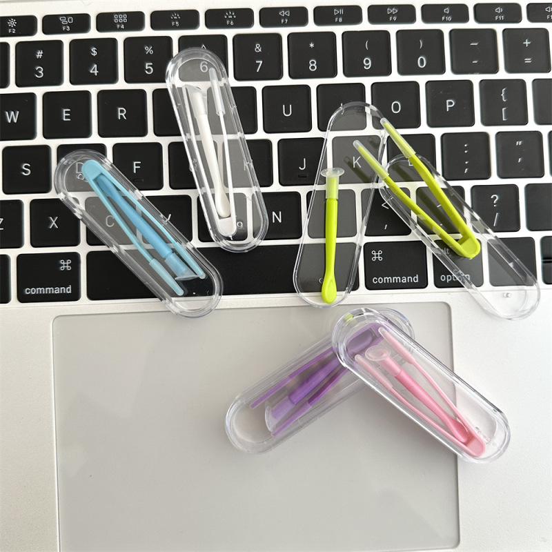Contact Lens Wearer, Clip Tweezers, Suction Stick, Pure Color Contact Lens Remover, Wearer, Auxiliary Wearing Tool Contact Lens Wearer, Clip Tweezers, Suction Stick, Pure Color Contact Lens Remover, Wearer, Auxiliary Wearing Tool