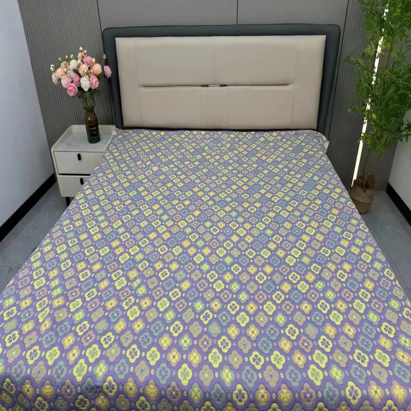 A four-leaf clover purple blanket / 150*200CM