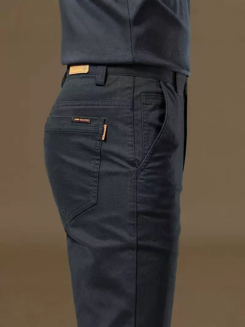 外贸批发黑色裤子男士2025春秋季新款直筒西裤商务休闲长裤子春季