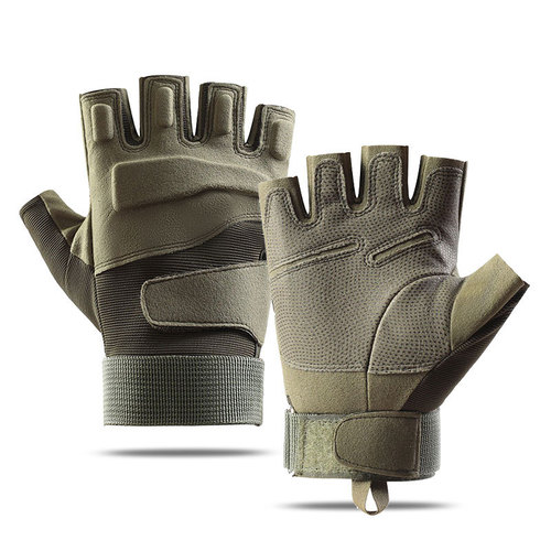 Tactical half-finger gloves Black Hawk SEAL military fans combat training special forces men's fitness cycling mountaineering Amazon YB