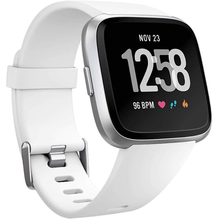 Para Fitbit Versa 2 / Versa / Versa Lite xDfind agujero plano sólido silicio S