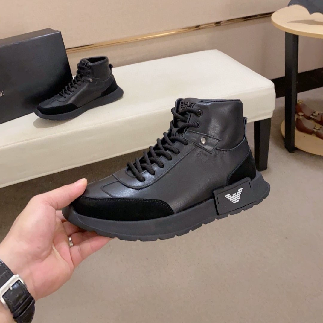 2024 зима новая классная повседневная мужская обувь высокого уровня