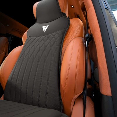Car Cushion Lumbar – Waist support - type-b-noble-black-dark-blue-backrest-one-piece