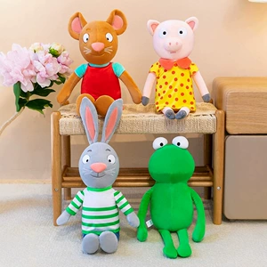 Popsy and Pip plush toys, same style mouse and rabbit dolls, pillow for sleeping, birthday gift for girls