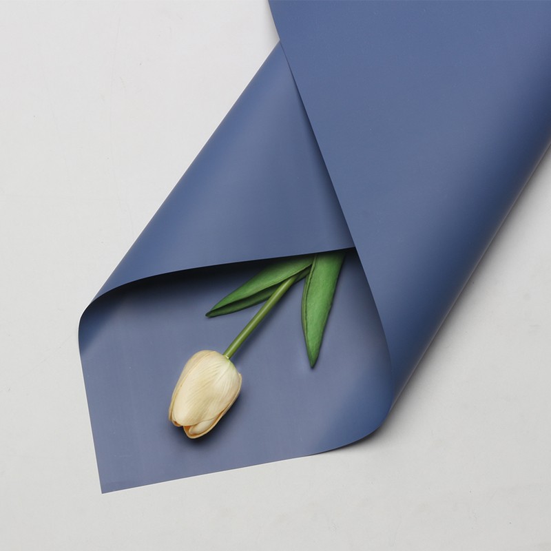 Huaxi Color sólido de doble cara Papel Ouya Material de embalaje de flores al por mayor Floristería Paquete de flores Material de flores Papel de embalaje de ramo