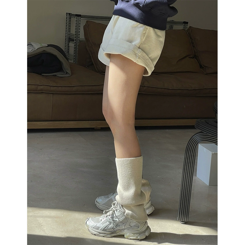 Осенне-зимние новые носки в Корейском стиле в стиле ins, модный дизайн, многослойные носки с рукавами, приятные для кожи теплые чулки, трубка для женщин