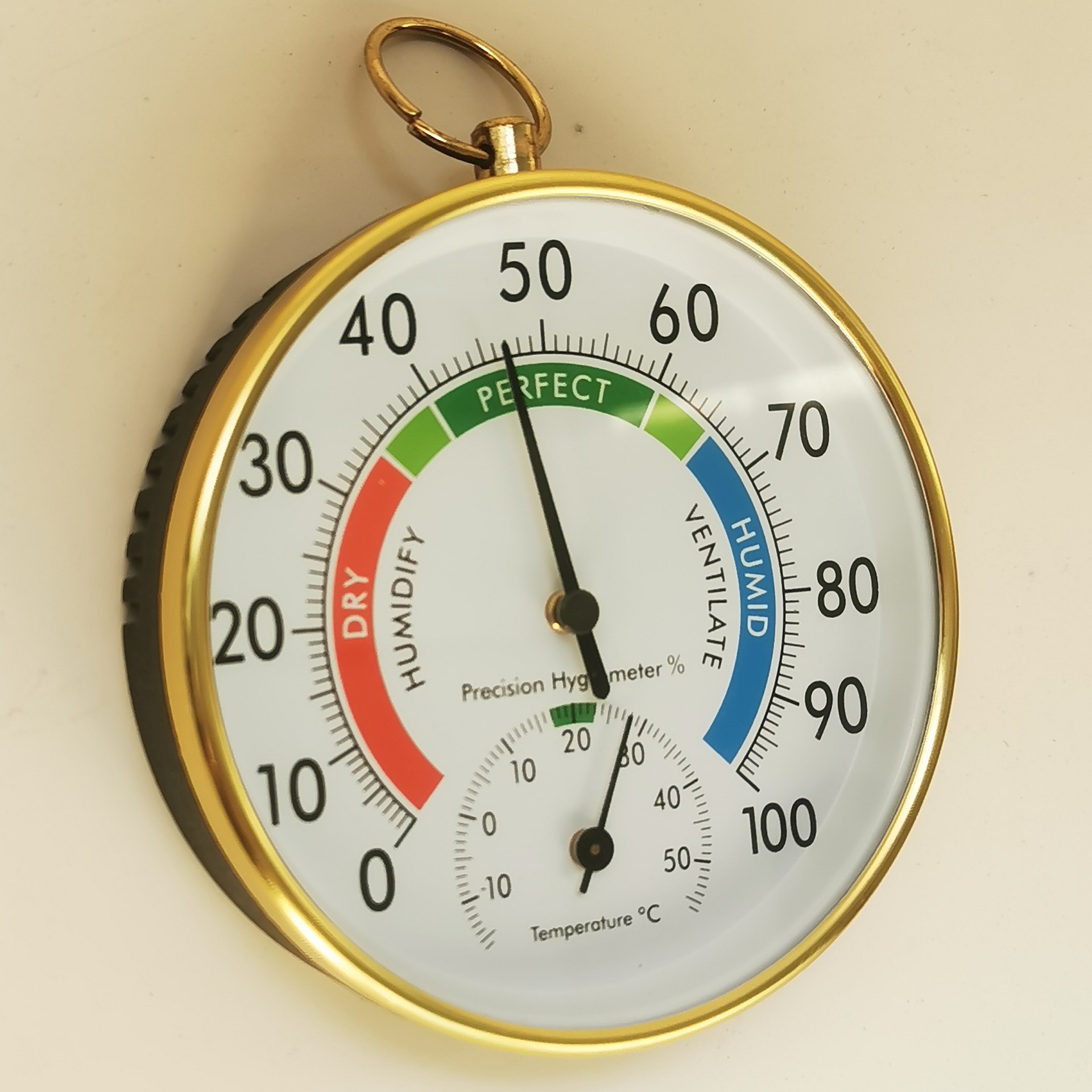 ֱ��10CM-ʪ�¶ȼƣ���ȦӢ�Ĳ�ɫ���棩