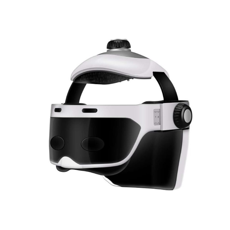 クロスボーダー電動ヘッドマッサージャー気圧揉み温敷マッサージ器減圧リラックスヘッド一体マッサージヘルメット|undefined