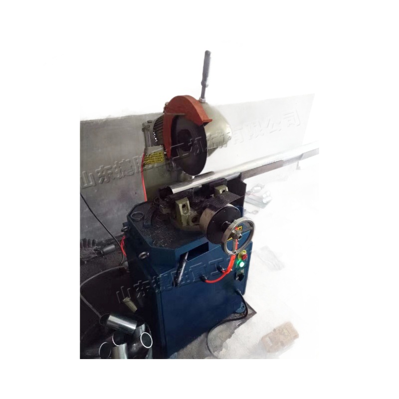 Máquina cortadora automática de tubos pequeña, cortadora de hojas de sierra de escritorio, cortadora oblicua de tubos redondos de tubos cuadrados eléctricos