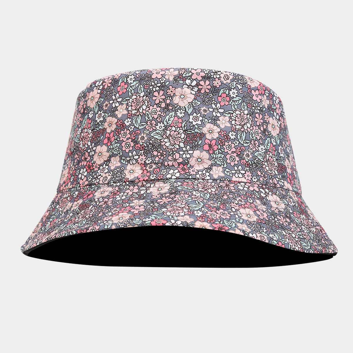 Sombrero de pescador de doble cara de flores cortas de estilo europeo y americano cuatro estaciones pastílico ocio sombrero de bañera sombrero de sol al aire libre sombrero de sol