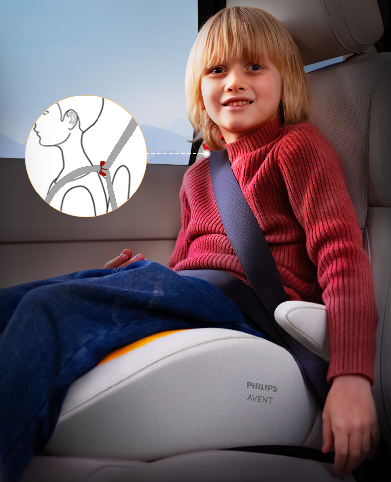 Philips Avent Yichi Child Safety Seat Booster Pad for Children over 3 Years Old, Baby Car Seat for Use in Vehicles