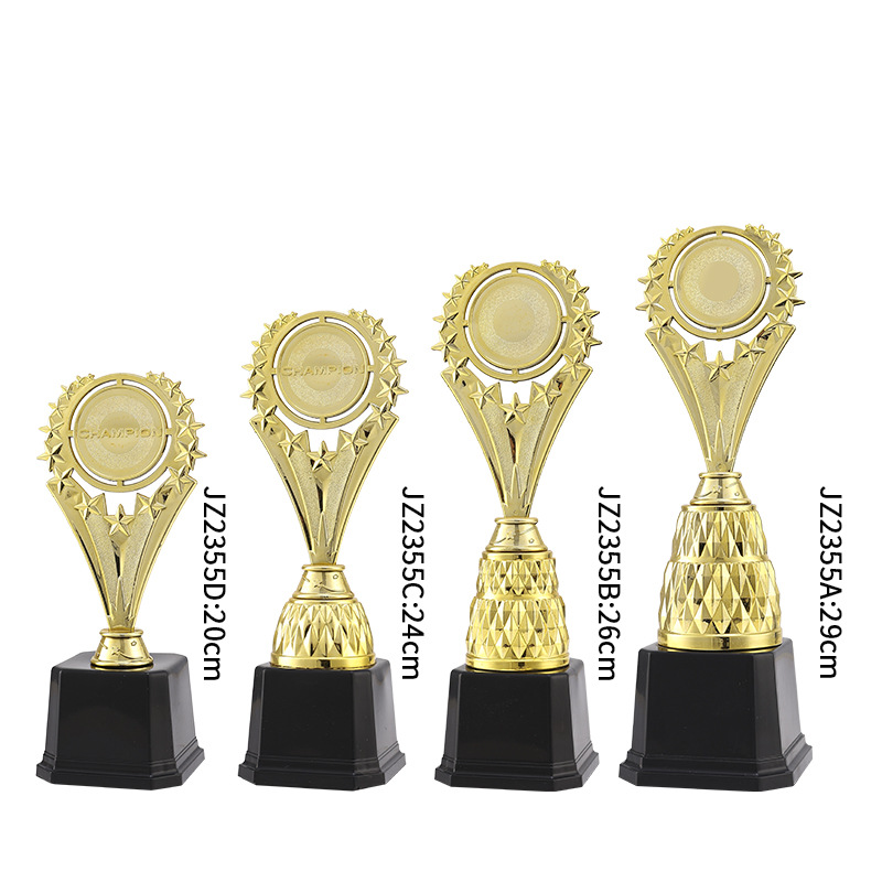 Nuevos eventos trofeos de plástico recompensas juegos escolares infantiles creativos reconocimiento jardín de infantes pintura de danza