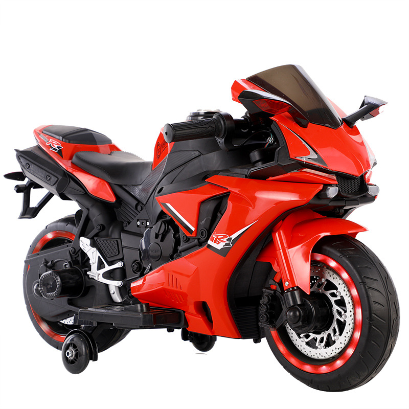 Coche eléctrico transfronterizo para niños, motocicleta, grande, 2-8 años, bebés masculinos y femeninos, se pueden usar para cargar juguetes de coche de batería