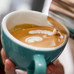 300ml陶瓷拉花咖啡杯专业比赛杯拿铁杯卡布杯摩卡杯欧式小奢申恒