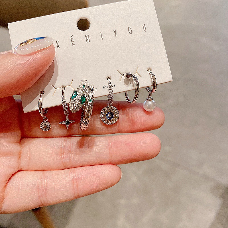 Fashion zircon microinlaid earrings setpicture9