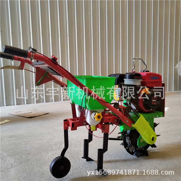 农用小型汽油播种机多功能玉米种植机 大豆施肥机