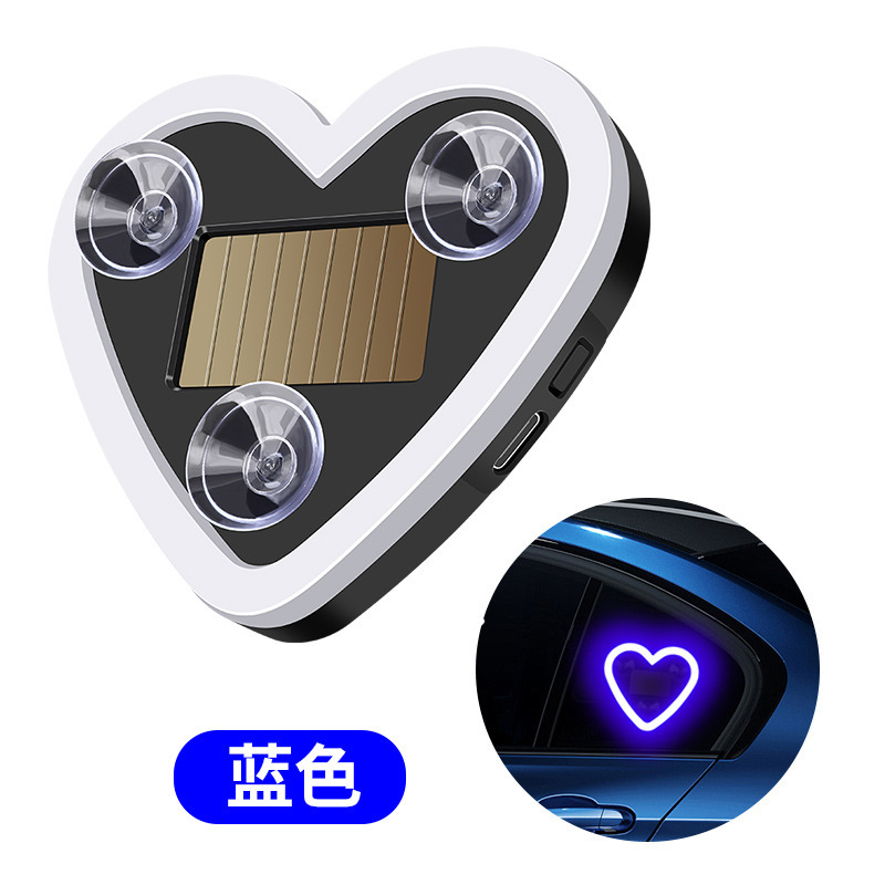 Che An Fu – Other lights Window Atmosphere Light - solar-heart-light-blue