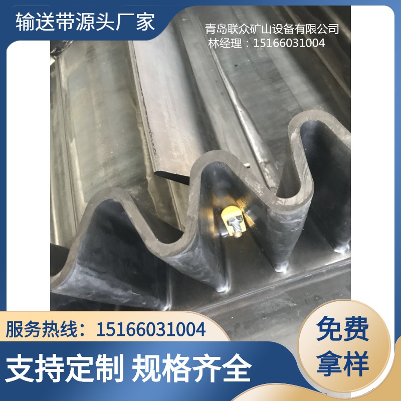 环形输送带- 裙边输送带- 环形输送带|环形挡边皮带|EP200耐高温