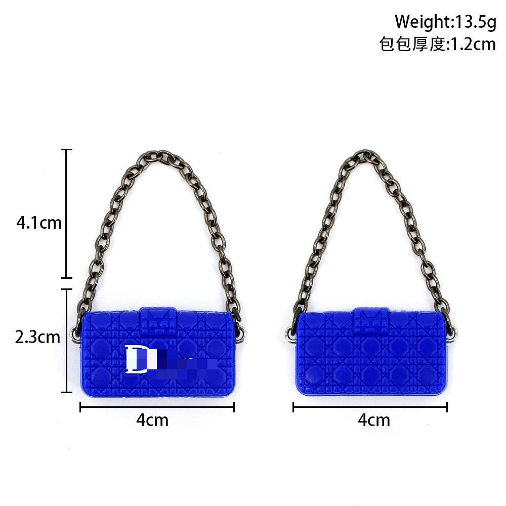 Dollhouse mini muñeca casa pequeña bolsa BJD bolsa de estilo de marca 6 centavos bolsa de muñeca 30 cm accesorios de muñeca