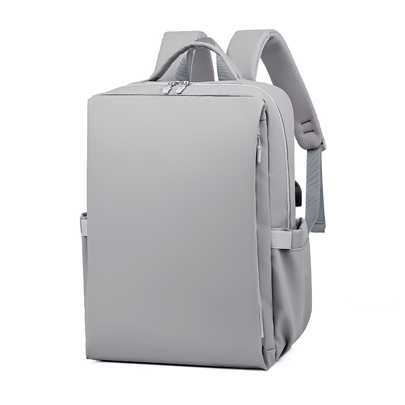 Macaron simple multifuncional bolso de computadora portátil, mochila universitaria, mochila transfronteriza