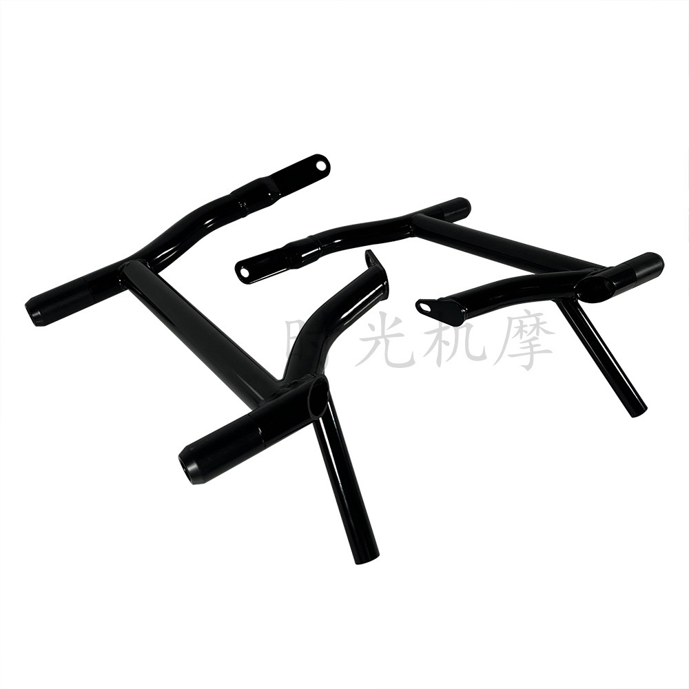 Harley Glider One-word Front Bumper Two-character Rear Guard Double Light Road Street Glide Road King Bumper