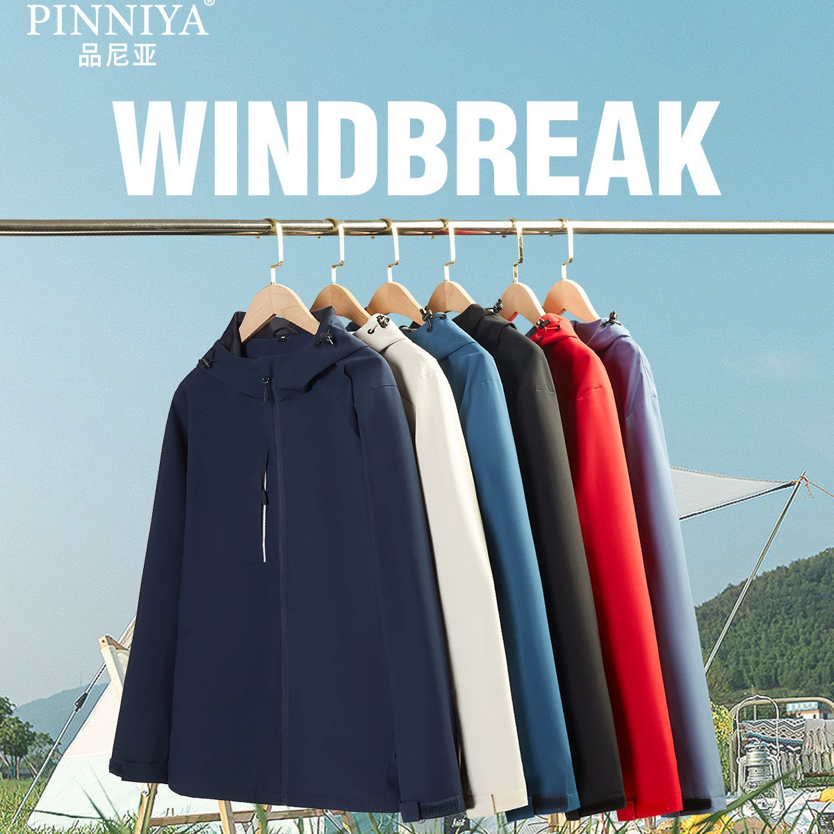 Новый стиль Charge Одежда Индивидуальный логотип Зимняя уличная предпринимательская тонкая рабочая одежда с принтом Рабочая одежда с длинным рукавом Мужское пальто