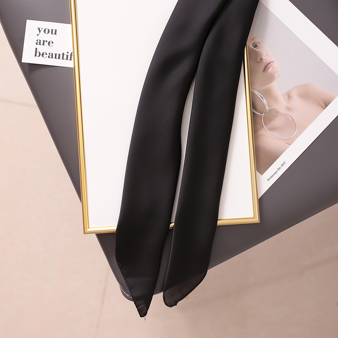 Small Square Scarf For Women, Versatile Professional Neck Wrap_voghion.com