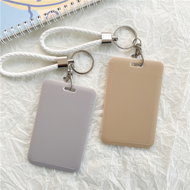 Ins Juego de tarjetas de comida de color sólido Juego de tarjetas de estudiante Juego de tarjetas de recogida en el campus Juego de tarjetas de agua Juego de tarjetas de identificación Juego de tarjetas de marca