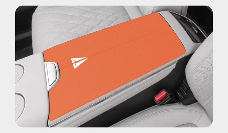 Suitable for Dark Blue S07 Car Modification Supplies Special Armrest Box Pad S7 Armrest Cover Anti-Slip and Anti-Wear Protective Cover