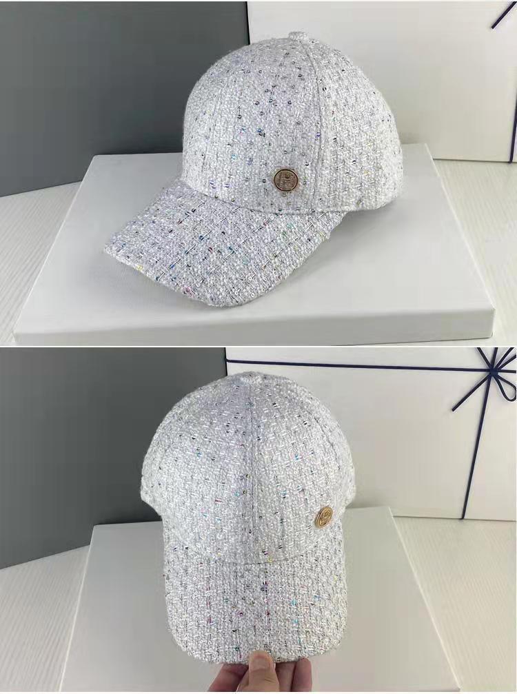 154g Weight Baseball Cap Hats Type Outdoor Occasion Sequin, Knit Material Solid Color Pattern All Seasons Season Women'S Gender Retro Style Women's Retro Solid Color Baseball Cap