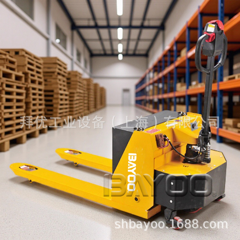 BAYOO/拜优 2吨半电动托盘搬运车|半电动地牛