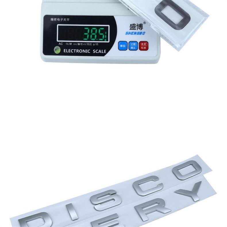 Suitable for Land Rover Discovery Sport hood lettering, front English Chery Land Rover rear door DISCOVERY emblem
