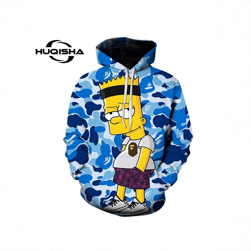 Minions Casual Cute Stylish Yellow Long-Sleeved Sweatshirt Anime Printed Long-Sleeved Hooded Sweatshirt