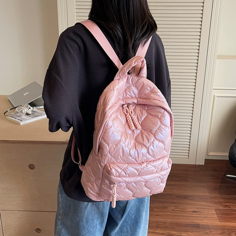 Куртка с наполнителем, вместительный рюкзак, сумка через плечо с наполнителем, для импорта, корейский стиль