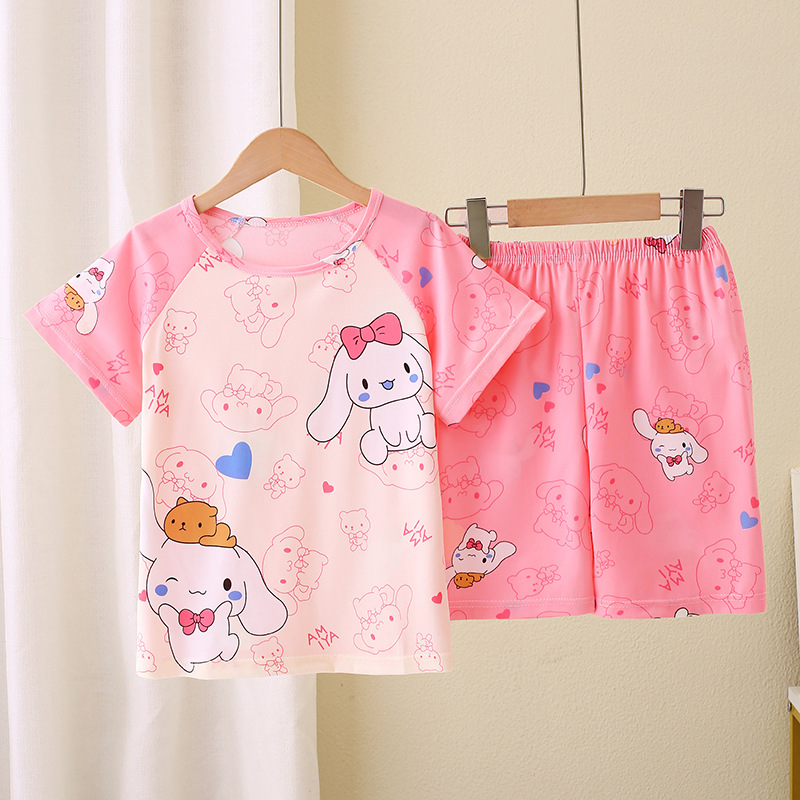 XC short set-pink jade dog
