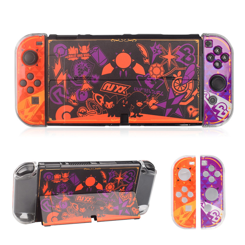 ニンテンドースイッチoledホストバッグswitch宝可梦朱紫収纳バッグ保护シェルスタンドカードケース|undefined