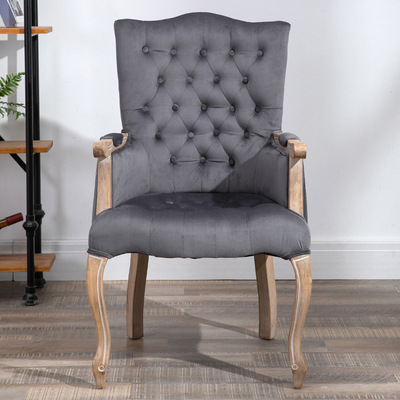 Fábrica directa de tela de madera sólida de estilo rural americano sofá retro hacer viejos balcones de café para el hogar image 17