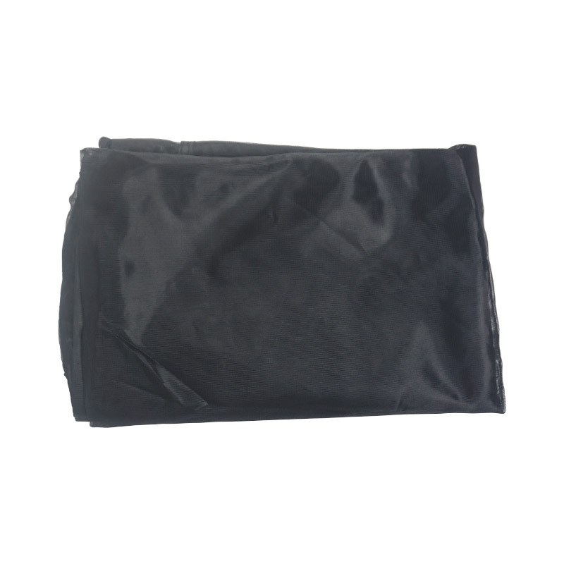 버튼 메쉬 블랙 (중간 지퍼)