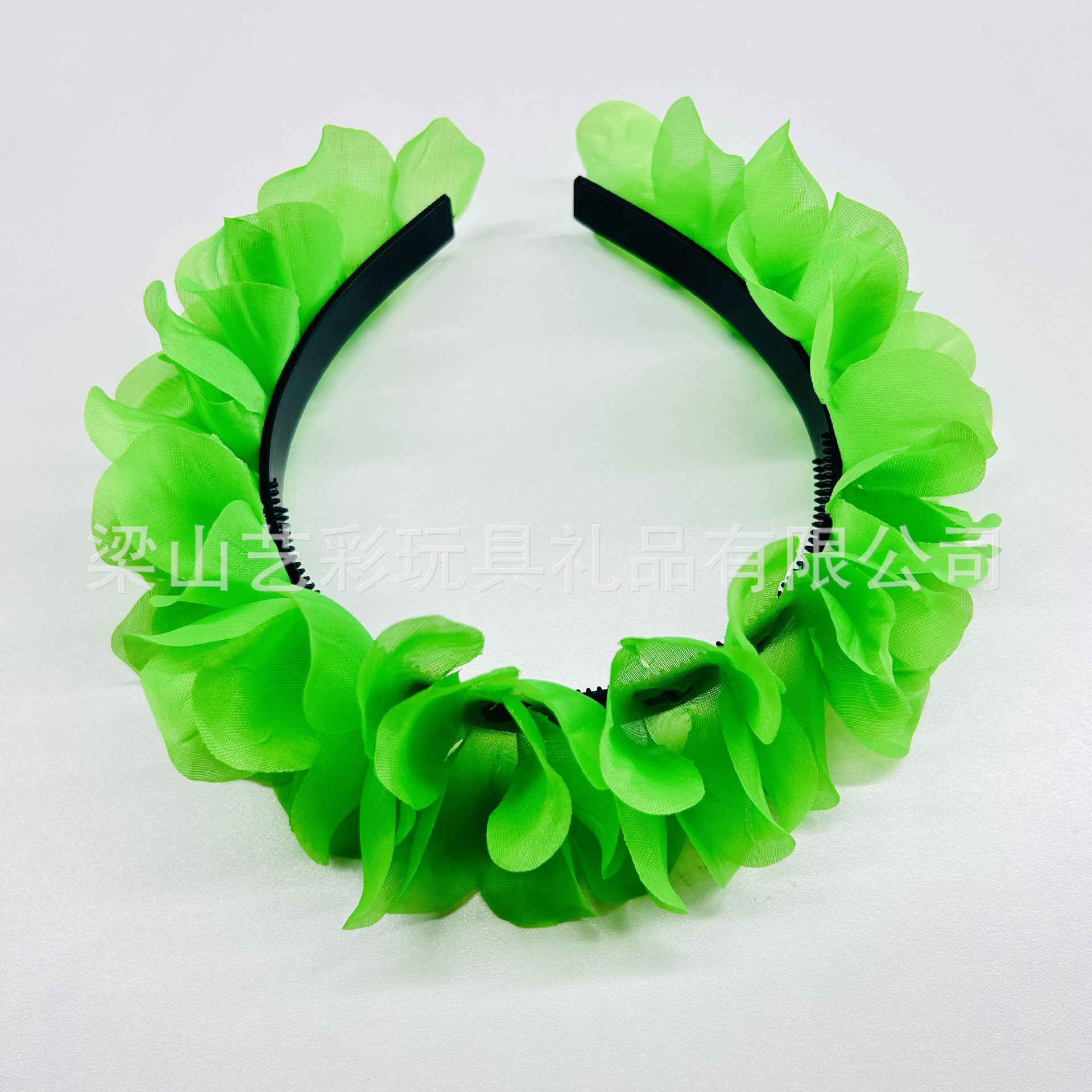 Diadema de venta caliente transfronteriza hawaiana, diadema de tela de poliéster, diadema de colores, horquilla