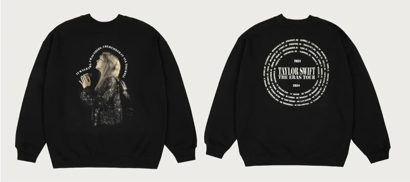 2025 TS ザ・エラス・ツアー周辺服 レディース ラウンドネック スウェットシャツ|undefined