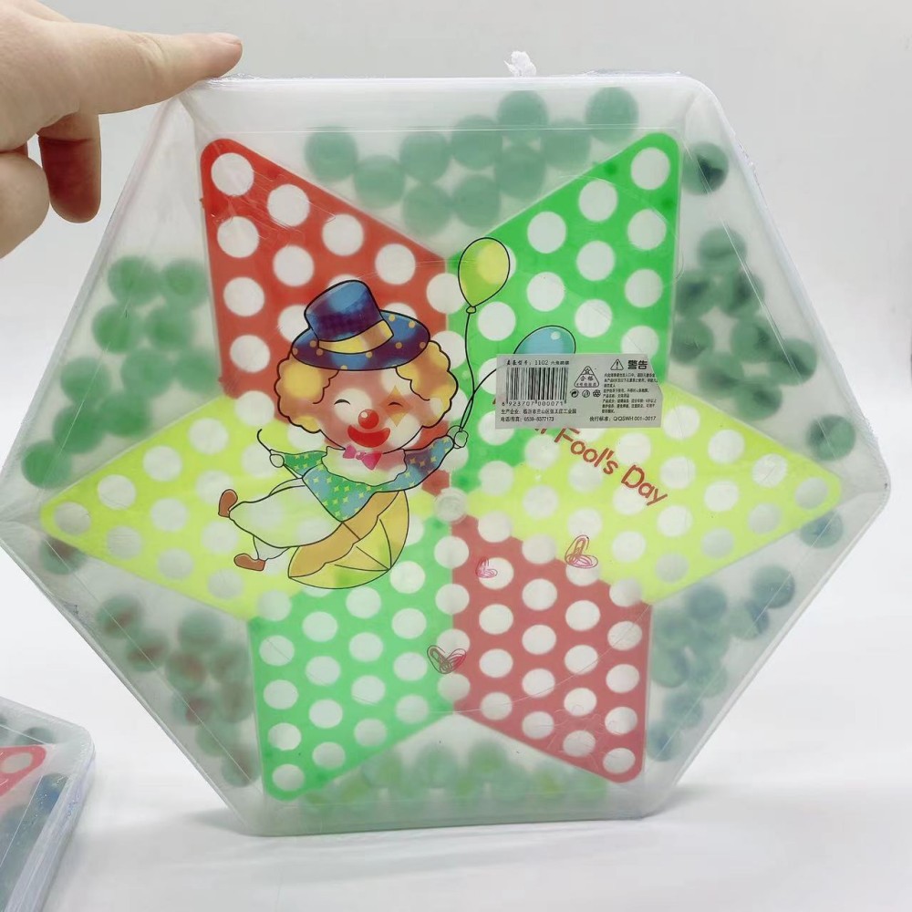 Cuentas de vidrio hexagonales damas 60 piezas damas fabricantes de Ajedrez de ocio para niños suministro educativo de ajedrez volador Entretenimiento