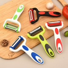 现货批发三合一削皮器刨丝器多功能旋转削皮器蔬果瓜刨厨房小工具